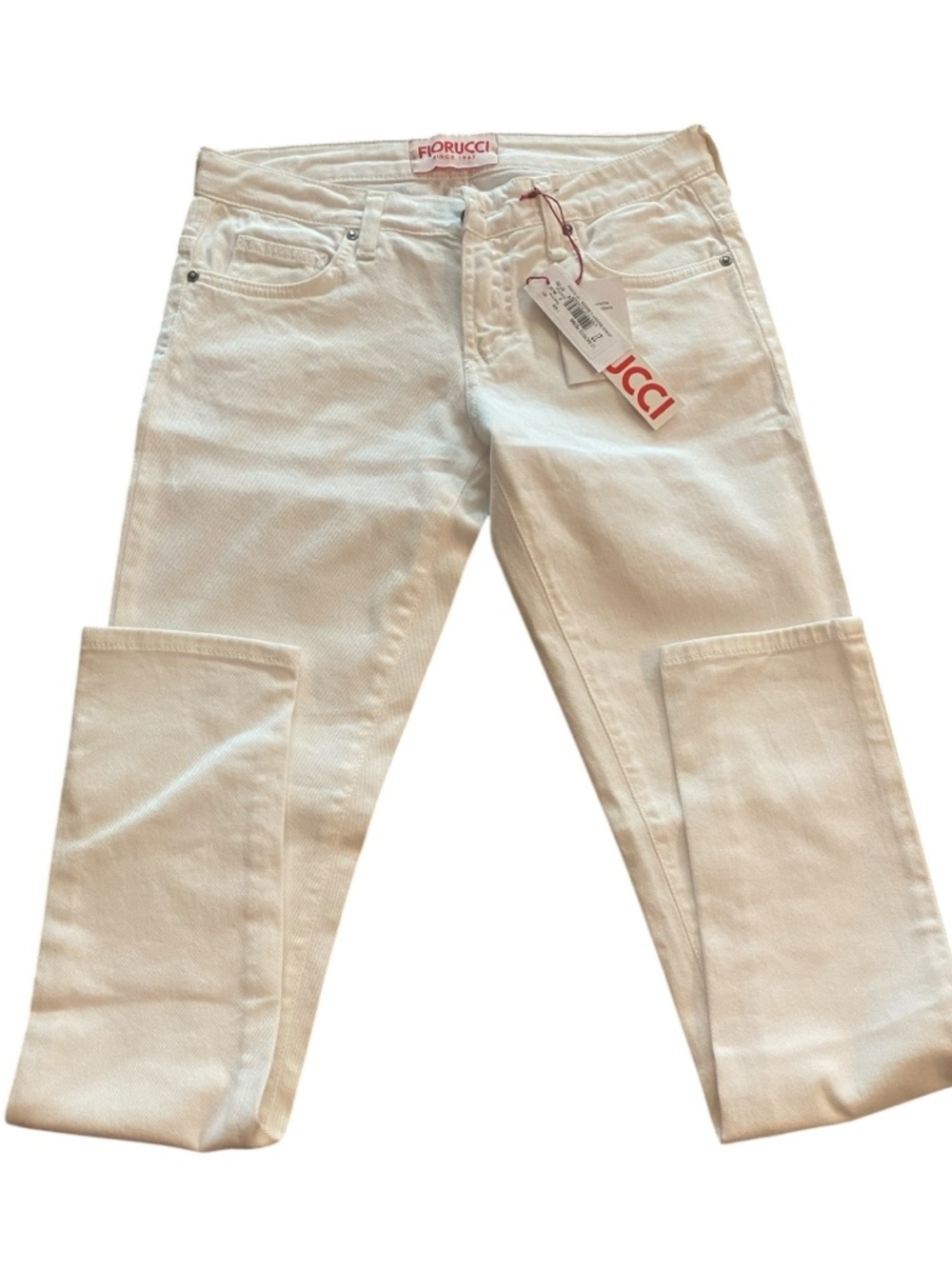 Fiorucci Women’s White Skinny Jeans New Size 27